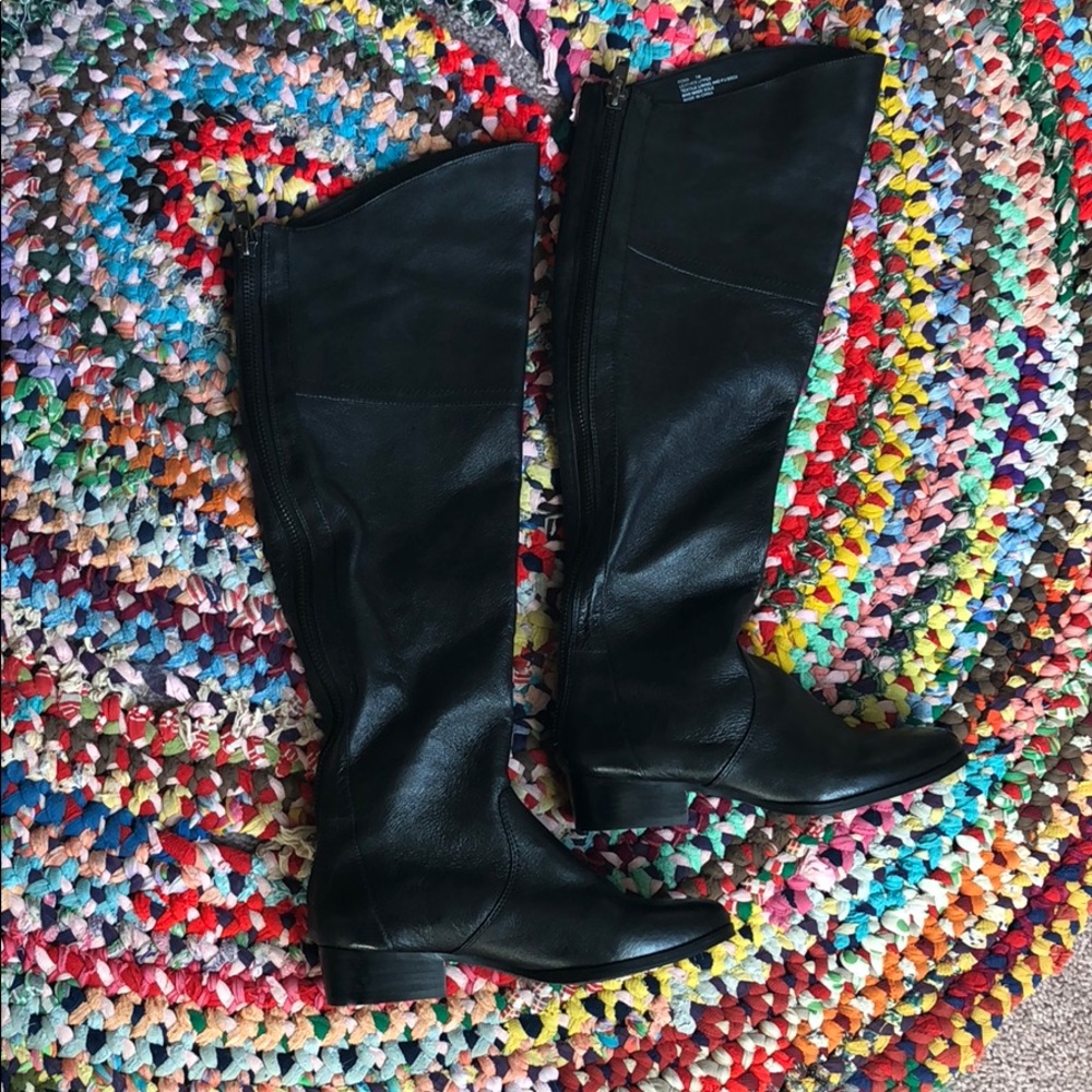 Steve Madden leather over the knee boots